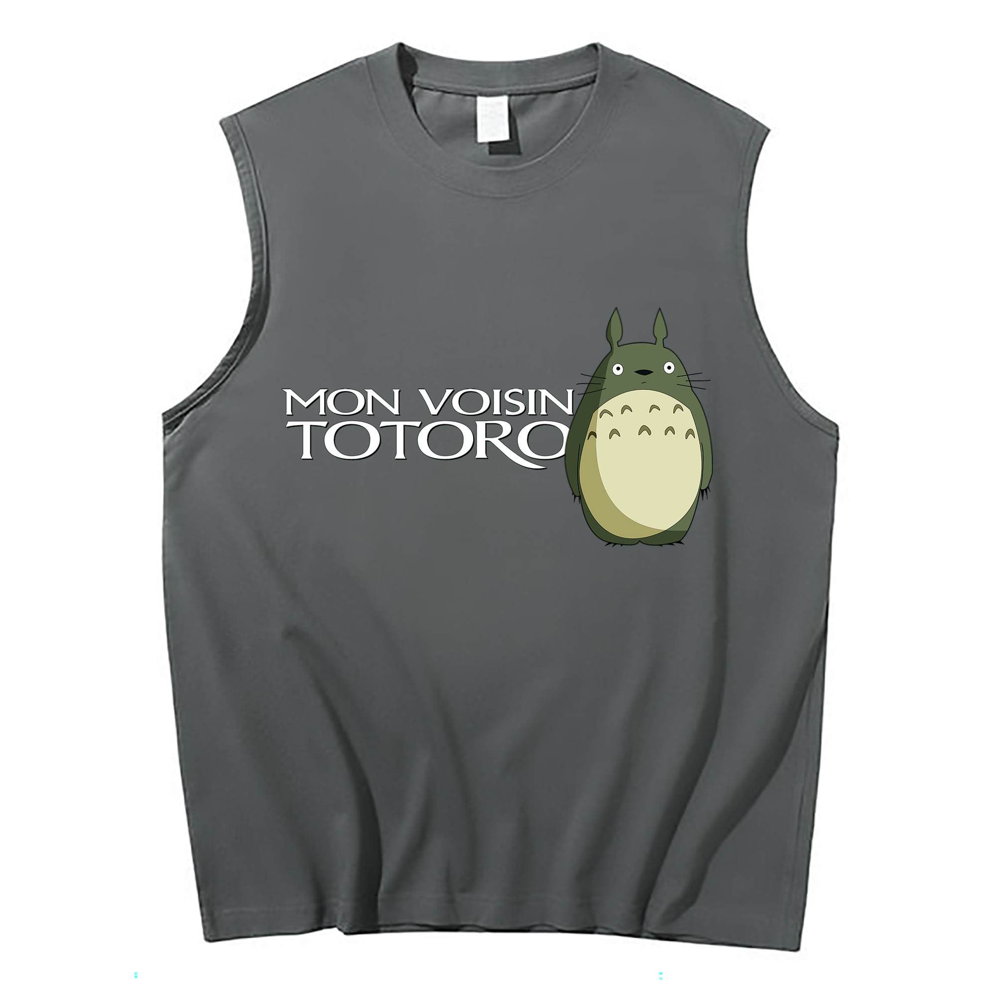 （画像用） となりのトトロ 草壁メイ 草壁サツキ My Neighbor Totoro Satsuki Kusakabe Mei Kusakabe コットン100％タンクトップ（フロントプリント）